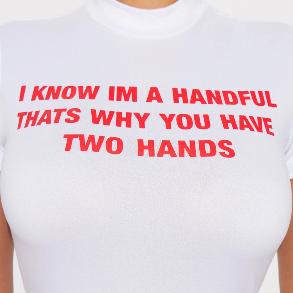 White BodySuit - Plus Size 1x